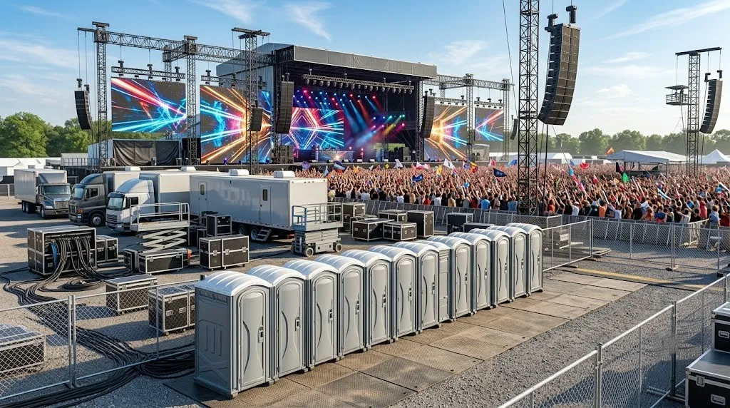 Concert Restroom Rental in Rock Hill, SC
