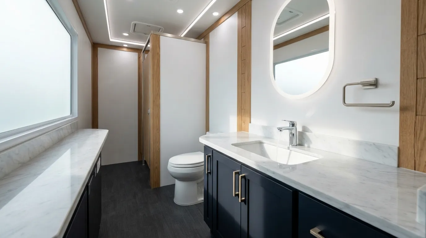 Luxury Restroom Trailer in Rock Hill, SC